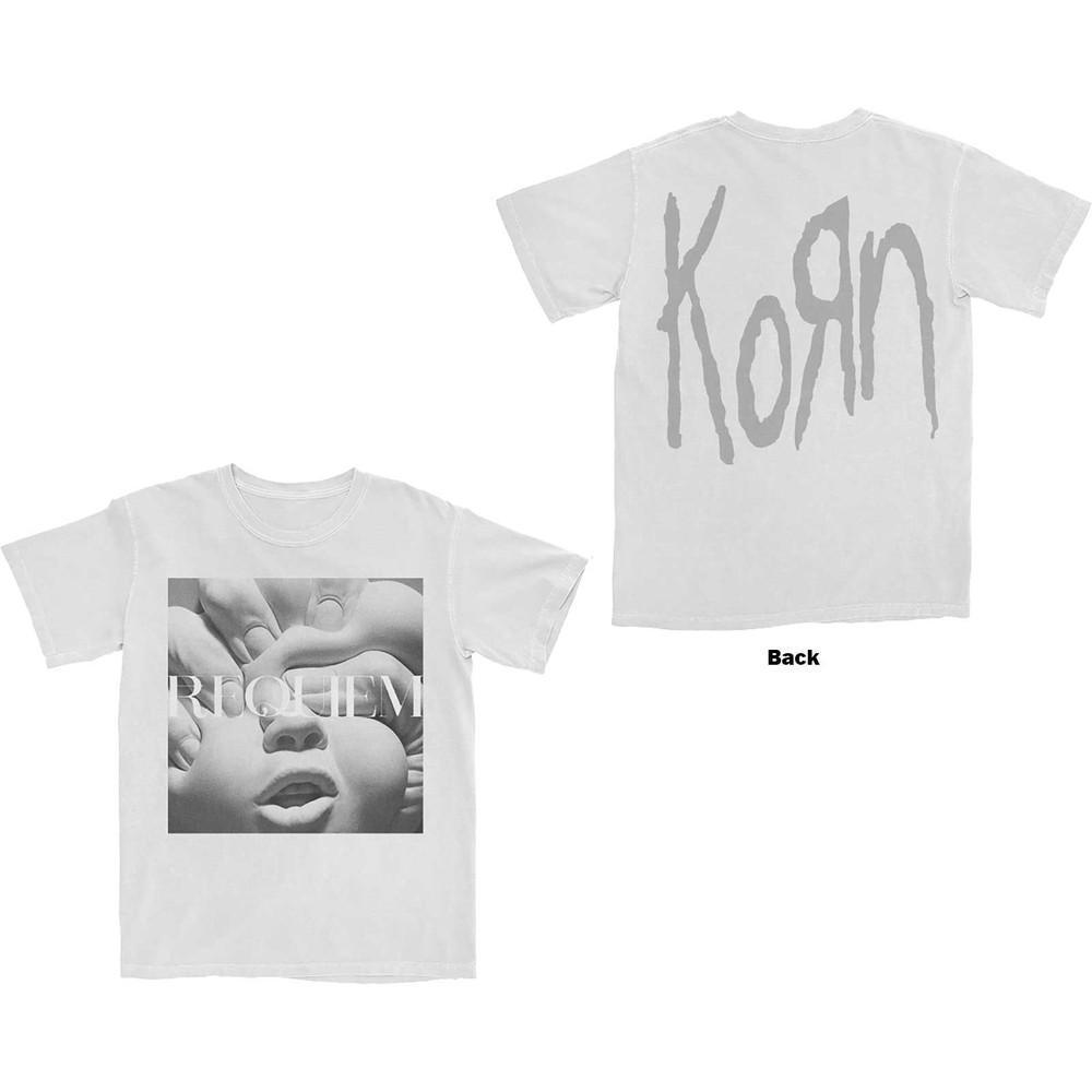 Korn Unisex T-Shirt Requiem Album Cover Back Print 2 Sided
